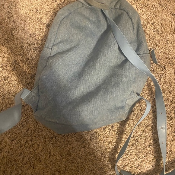 GUESS VINTAGE DENIM JEAN MINI BACKPACK - Picture 2 of 5